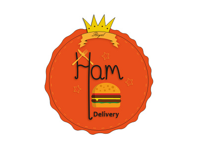 HamBurger Logo adobe ilustrator adobe photoshop adobexd design graphic design illustration logo