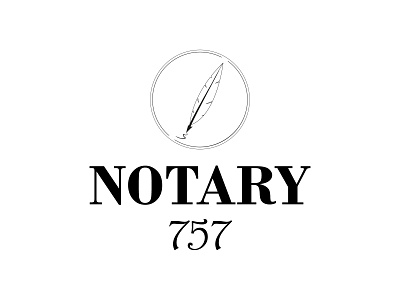 NOTARY757 adobe illustrator design graphic design logo logo mark logo type logodesign logodesigns logomark logotype typography vector