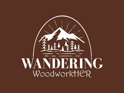 WANDERING WOODWORKHER adobe illustrator design graphic design logo logo design logodesign logomark logotype typography vector