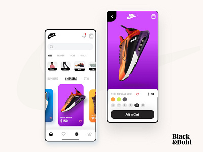 Nike Store App Redesign app design ecommerce mobile app nike nike shoes project redesign shoe ui uiux ux
