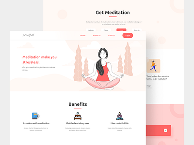 Meditation Landing Page