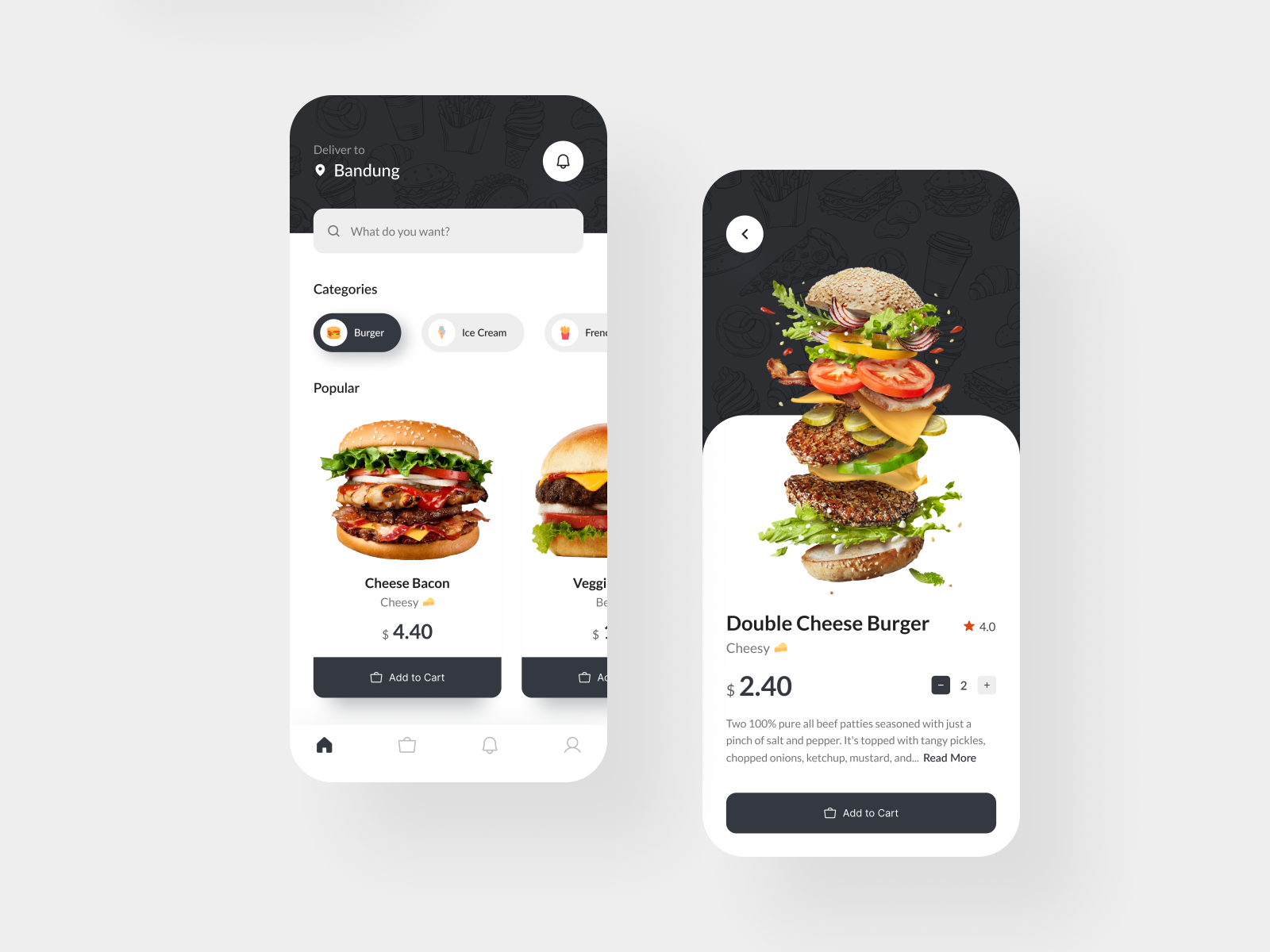 Anterin - Food Delivery🍔 by Naufal Hanif R on Dribbble