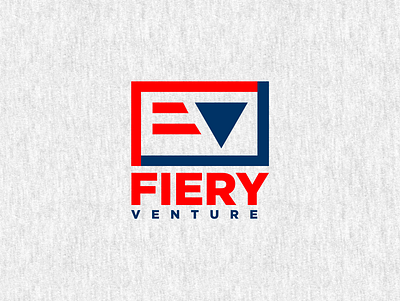 FIERY VENTURE (IT'S A CREATIVE MARKETING AGENCY LOGO) digital marketing agency logo