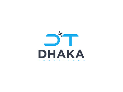 DHAKA TRAVELLERS LOGO business logo combination mark logo creative logo flat logo minimalist logo modern logo unique logo