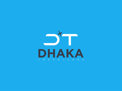 DHAKA TRAVELLERS LOGO business logo combination mark logo creative logo flat logo minimalist logo modern logo unique logo