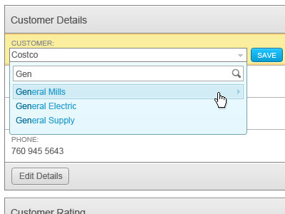 Drop down with live search interface dropdown live search depressed
