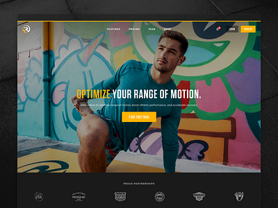 Romwod: Homepage Design