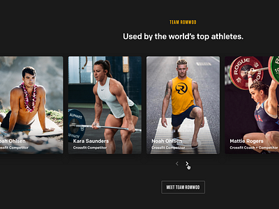 Romwod: Homepage Design Detail 3