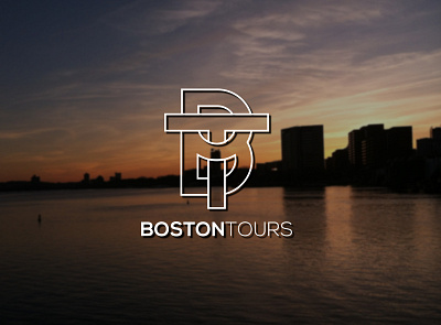 BOSTON TOURS abstract animation brand brand identity branding business business logo clean concept creative design digital drawing dribbble elegant flat illustration logo ui vector