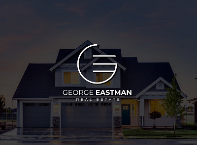 GEORGE EASTMAN REAL ESTATE abstract animation brand brand identity branding business business logo clean concept creative design digital drawing dribbble flat graphic graphic design illustration logo vector