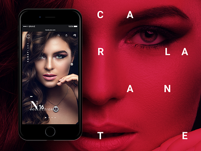 Caratlane jewelry mobile red