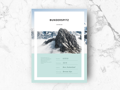 Bunderspitz bunderspitz card info switzerland