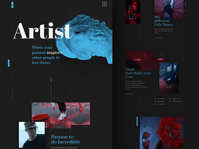 Artist artist event ui web