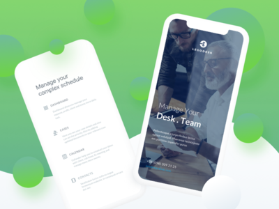 legodesk Mobile gradient law legal mobile ui ux website
