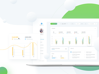 Dashboard of legodesk