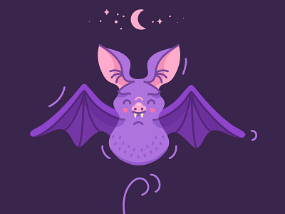 Bat bat illustration night