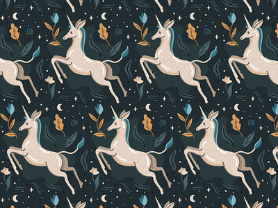 Unicorn Pattern 1 freepik illustration pattern unicorn