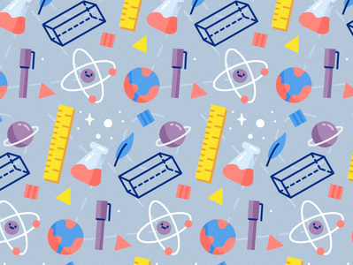 School Pattern sience illustration pattern freepik