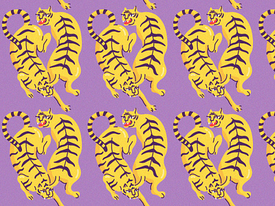Tiger Pattern freepik illustration pattern tiger