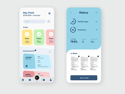 Student's manager adobexd app application design development dizajn dribbble figma graphic graphicdesign graphics inspiration prototype sketch ui uiux uix userexperience userinterface ux