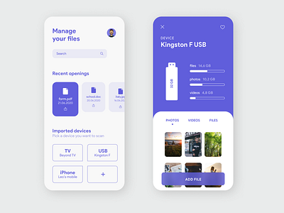 File manager adobexd app application design design app dizajn dribbble figma files graphics inspiration prototype ui uidesign uiux uix userexperience userinterface ux uxdesign