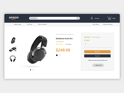 Amazon Website Redesign