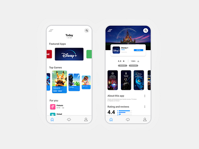 Application Store UI Exploration