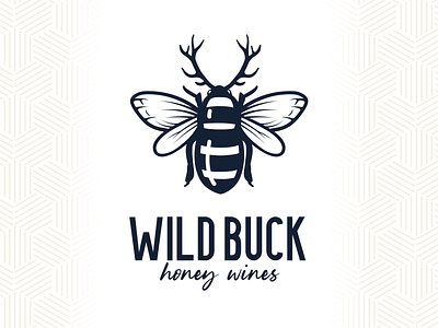 Bee Mead Logo alcohol bee branding design graphic design honey illustration logo mead typography vector