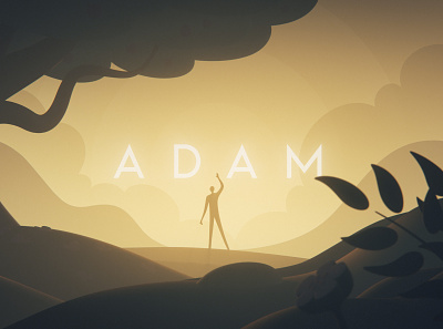 Adam adam animation bible character cinema 4d creation design illustration lighting mograph nature