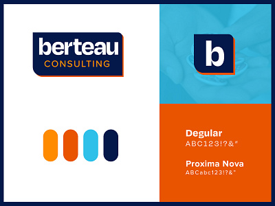 Berteau Consulting - Case Study branding icon logoideas logoinspiration typography typography design