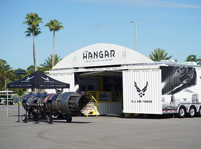 U.S. Air Force - The Hangar augmentedreality design experiential design virtualreality