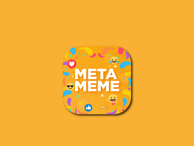 App icon for meme making app Mete Meme app app icon app icon design branding design illustration logo logo design ui ux vector