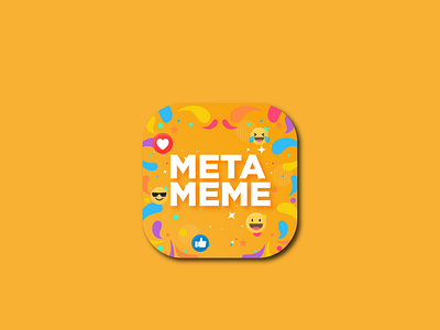 App icon for meme making app Mete Meme