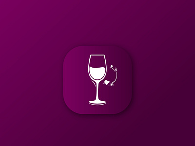 Wine logo icon