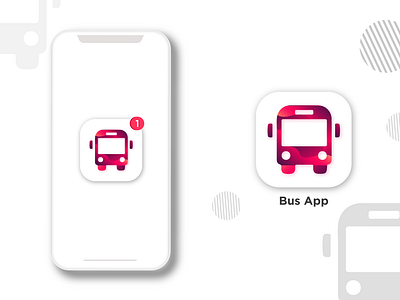 simple Bus icon