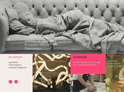 Museum color concept design museum typography webdesign website