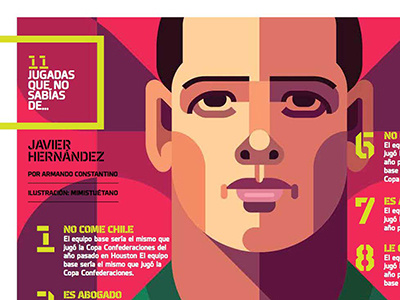 Mi Selección MX color design illustration magazine typography
