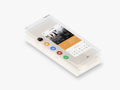 Flex Fitness App Mockup android app app design design flat mockup ui uiux