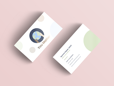 Business Card Mockups for Therapy Business