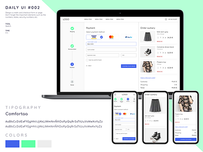 Credit card checkout UI design. checkout page dailyui design ui ux web web design