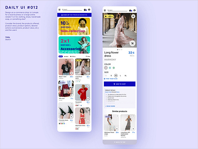 E-Commerce Shop APP UI Design app dailyui design ecommerce design responsive design ui ux web web design
