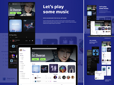music player design music app music player responsive design web design