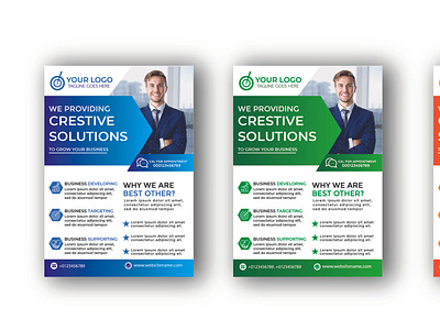 Corporate Business Flyer template