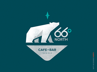 Restaurant Brand Concept: 66 Degrees North brand story branding identity design logo restaurant branding theme park design