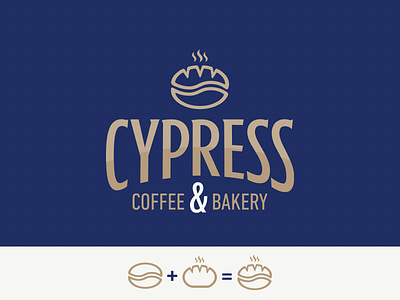 Cypress Coffee & Bakery branding logo restaurant branding