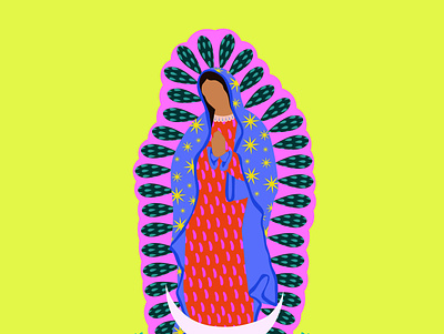 Virgen de Guadalupe Illustration illustration illustration art illustrator ilustración ittsmichelle mexican art mexico mexico illustration vector vector art vector artwork vector illustration vector illustrator virgen de guadalupe