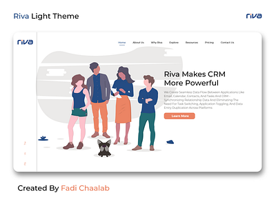 Riva Light design illustration ui web