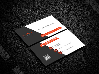 Modern Business Card ahkhanarman best design brand identity branding design business card business card design business cards corporate design corporate identity creative design creative design modern design