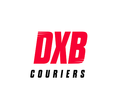 DXB COURIERS LOGO branding design illustration logo vector