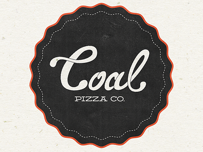 Coal Pizza Co. hand lettering handmade lettering script typography